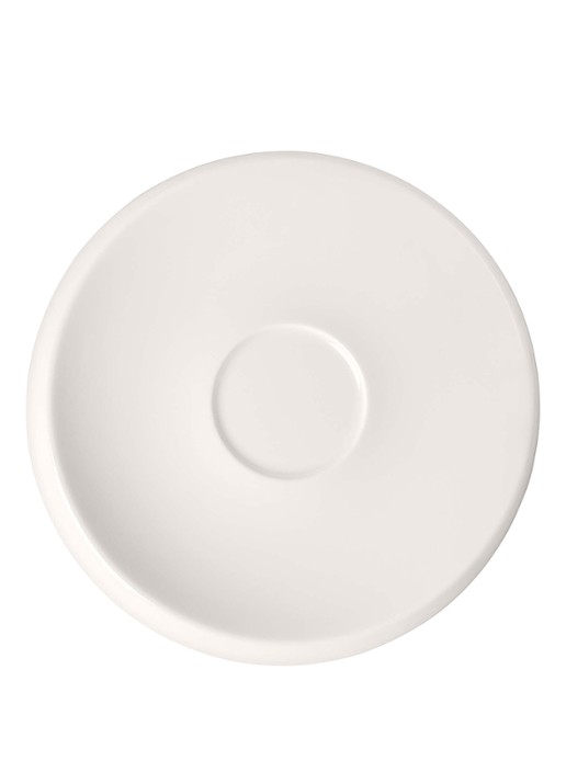 Villeroy & Boch NewMoon koffiekop schotel 17 cm - voorkant 2 creme