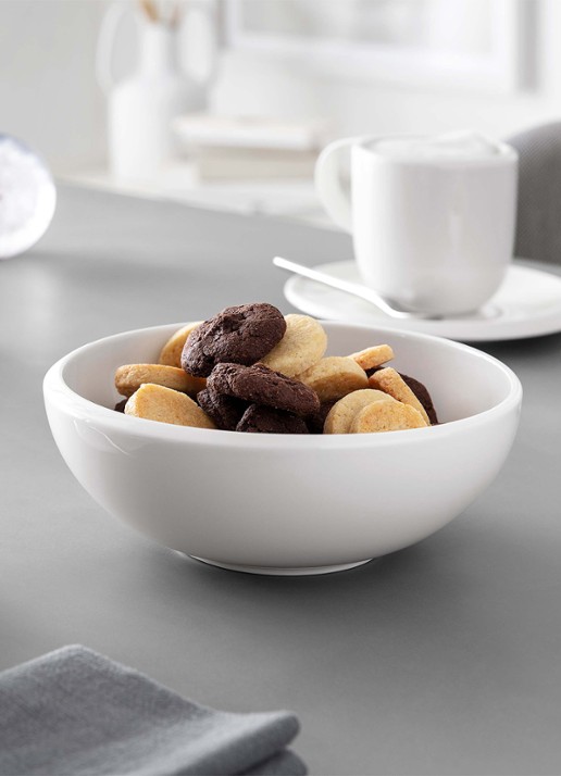 Villeroy & Boch NewMoon kom 18,5 cm - detail 3 gebroken wit