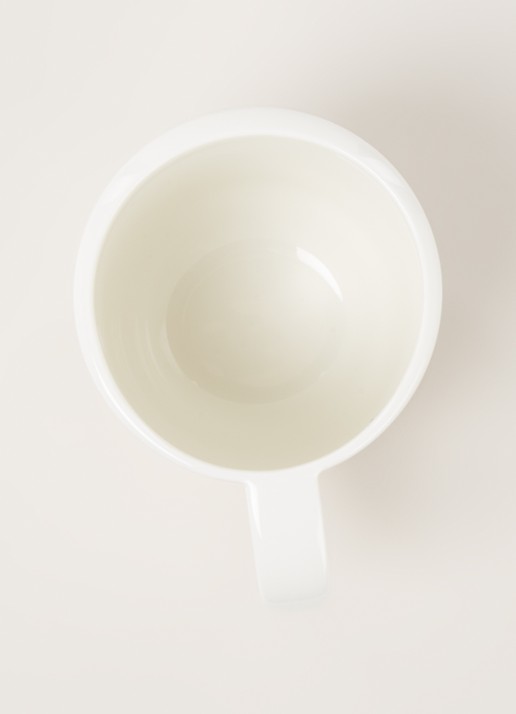 Villeroy & Boch NewMoon mok 40 cl - detail creme