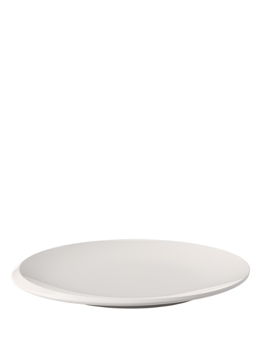 Villeroy & Boch NewMoon ontbijtbord 24 cm - voorkant 4 gebroken wit
