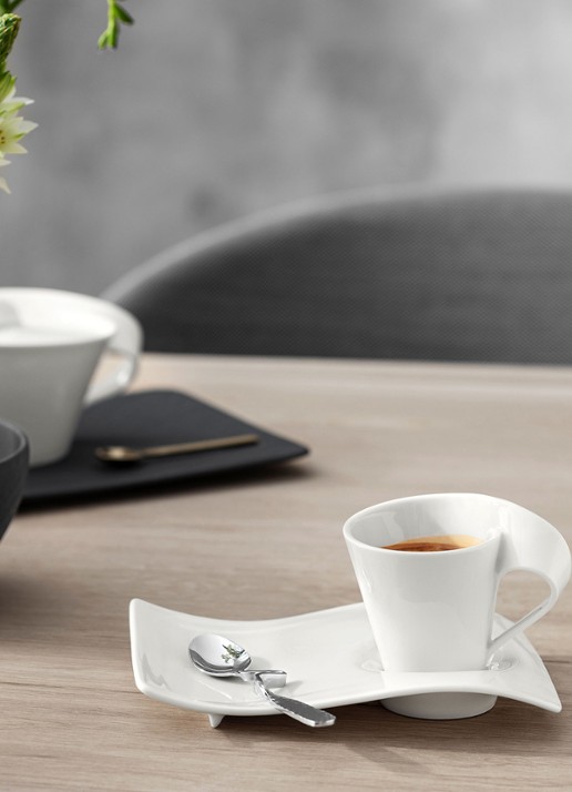 Villeroy & Boch NewWave espressokopje 8 cl - achterkant gebroken wit