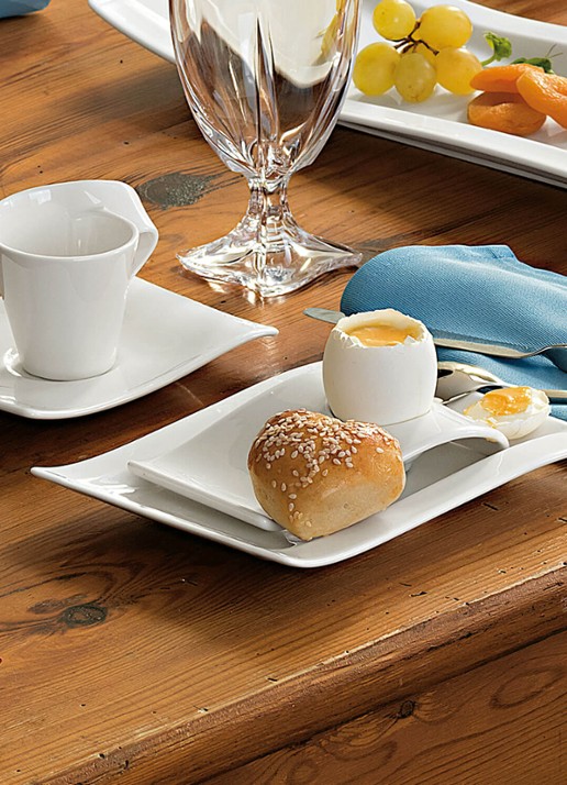 Villeroy & Boch NewWave gebaksbordje 14,5 cm - detail 4 gebroken wit