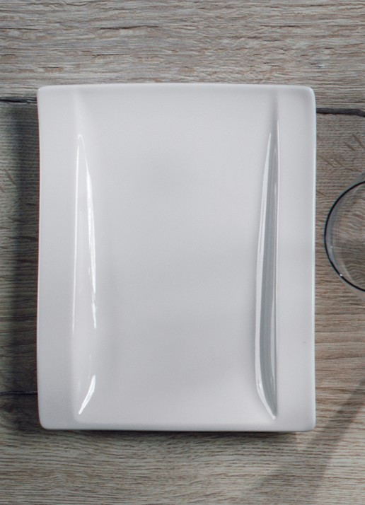 Villeroy & Boch NewWave gebaksbordje 14,5 cm - voorkant 2 gebroken wit