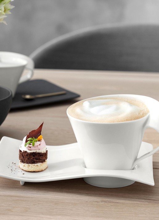 Villeroy & Boch NewWave kopje 25 cl - voorkant 2 gebroken wit