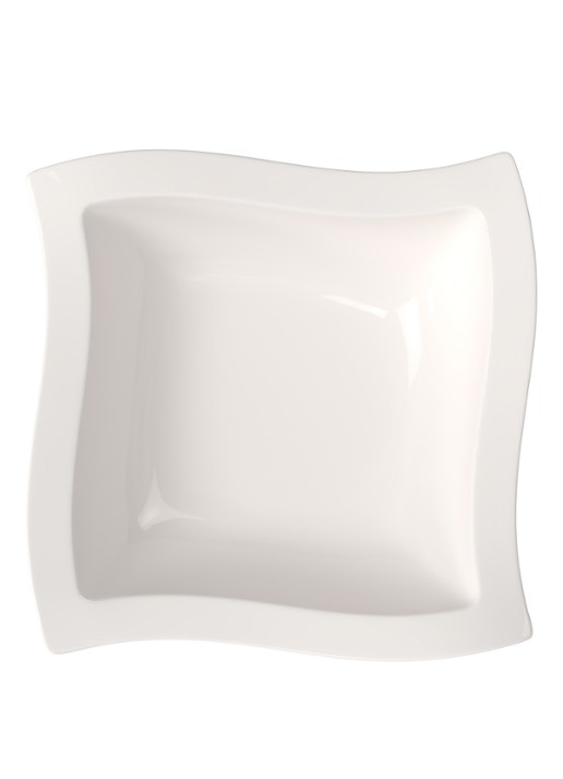 Villeroy & Boch NewWave saladeschaal 32 cm - voorkant 2 gebroken wit
