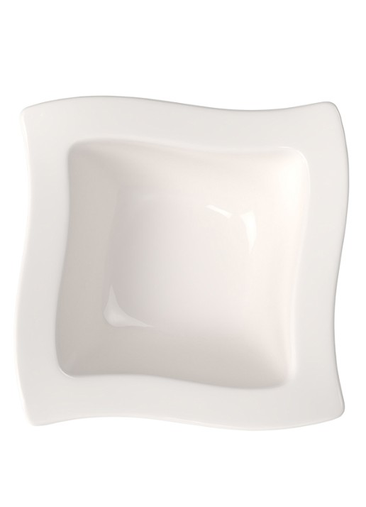Villeroy & Boch NewWave serveerschaal 17 cm - voorkant 4 gebroken wit
