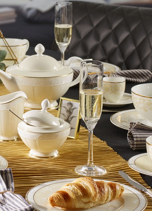 Villeroy & Boch Octavie champagneglas 16 cl - achterkant transparant