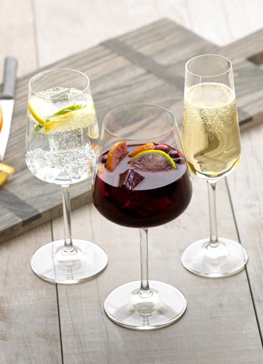 Villeroy & Boch Ovid champagneglas 25 cl set van 4 - voorkant 2 transparant