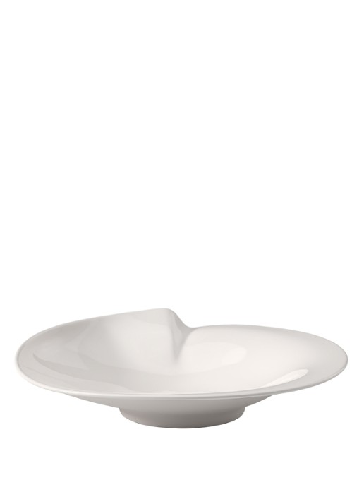 Villeroy & Boch Pasta Passion pastabord set van 2 - voorkant 3 gebroken wit