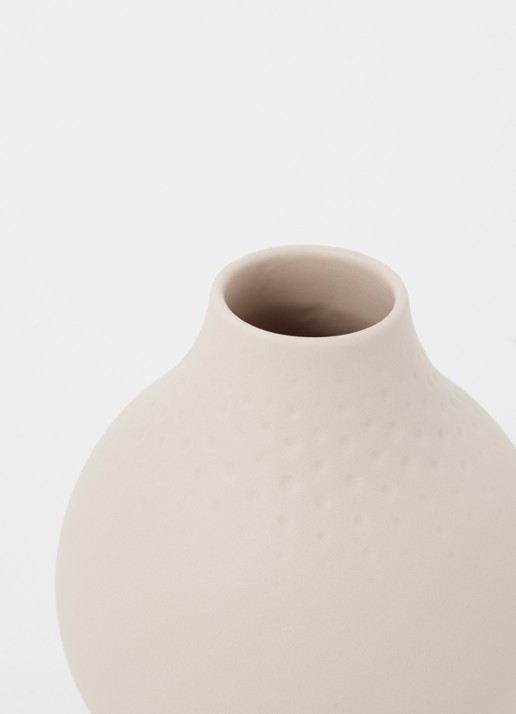 Villeroy & Boch Perle vaas 12 cm - detail zand