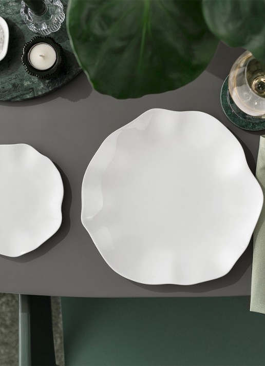 Villeroy & Boch Pura ontbijtbord 17 cm - voorkant 2 wit