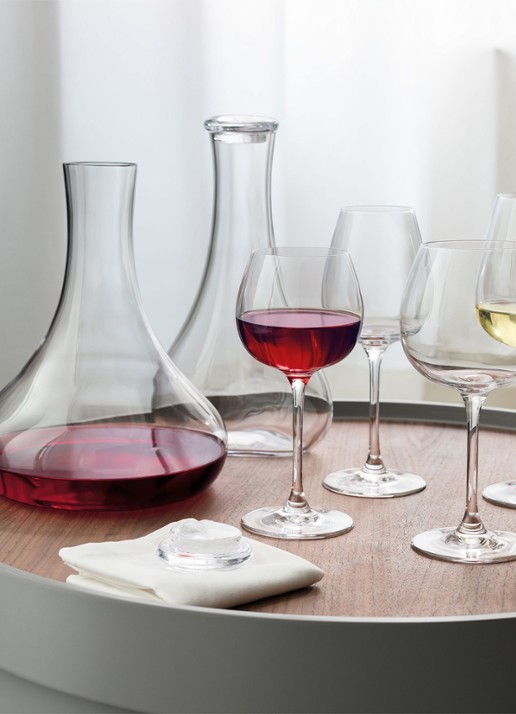 Villeroy & Boch Purismo decanteerkaraf  rode wijn 1 liter - voorkant 2 transparant