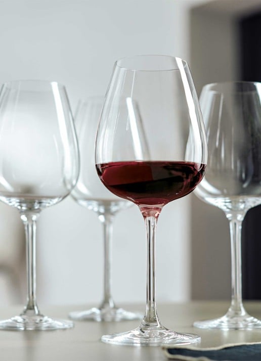 Villeroy & Boch Purismo rode wijnglas 20 cl set van 4 - voorkant 2 transparant