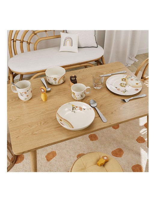 Villeroy & Boch Roar Like a Lion kinderbeker 17 cl - detail gebroken wit