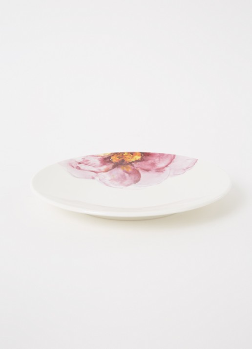 Villeroy & Boch Rose Garden ontbijtbord 21 cm - voorkant 2 oudroze