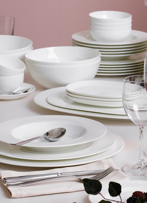 Villeroy & Boch Royal dinerbord 27 cm - detail 2 gebroken wit