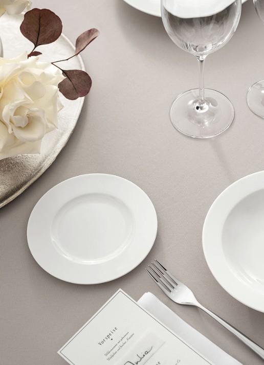 Villeroy & Boch Royal gebaksbordje 16 cm - voorkant 3 gebroken wit