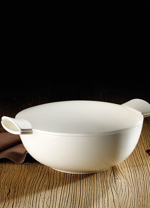 Villeroy & Boch Soup Passion terrine met deksel 31 cm - achterkant gebroken wit