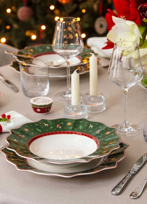 Villeroy & Boch Toy's Delight diep bord 26 cm - voorkant 3 donkergroen