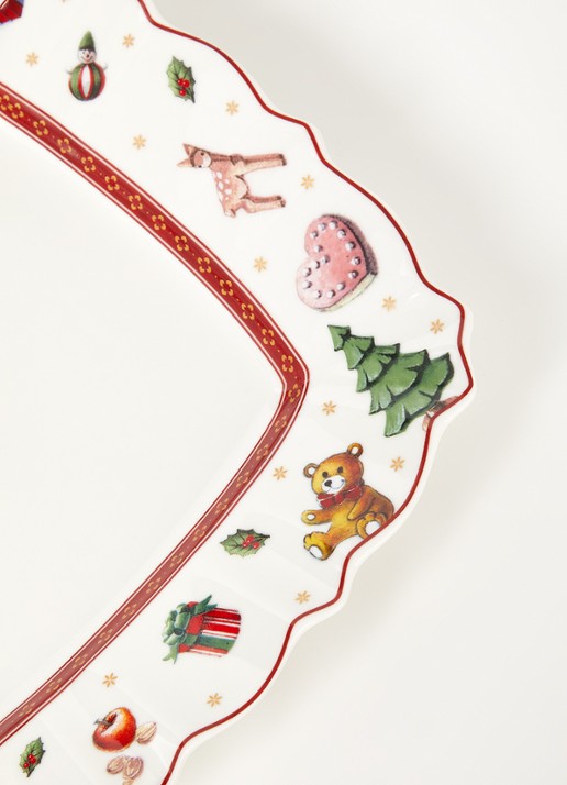 Villeroy & Boch Toy's Delight dinerbord 22,5 x 22,5 cm - detail 3 steenrood