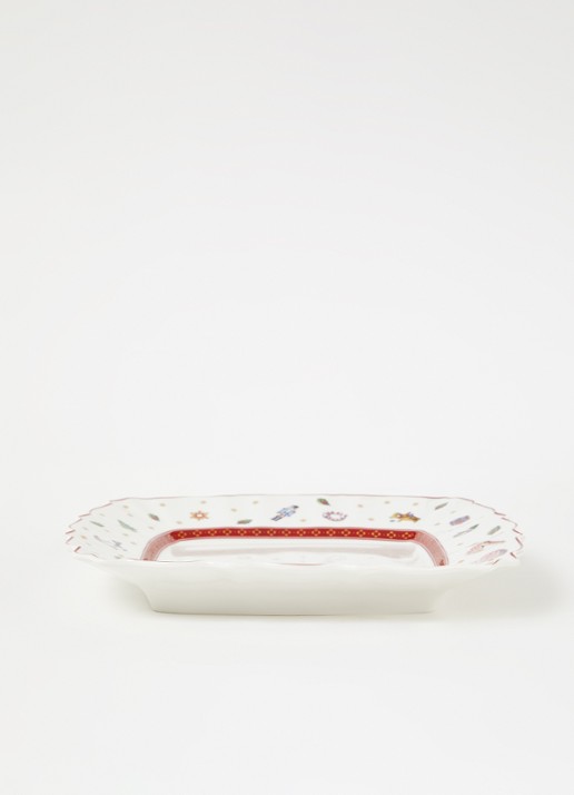 Villeroy & Boch Toy's Delight dinerbord 22,5 x 22,5 cm - voorkant 2 steenrood