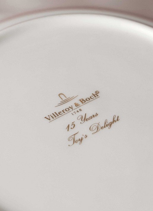 Villeroy & Boch Toy's Delight dinerbord 24,4 cm set van 4 - achterkant 3 gebroken wit