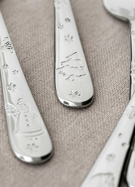 Villeroy & Boch Toy's Delight gebaksvork set van 6 - achterkant 3 zilver