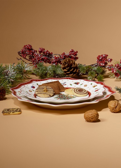 Villeroy & Boch Toy's Delight Kerst Bordenset 8-delig - achterkant 5 gebroken wit