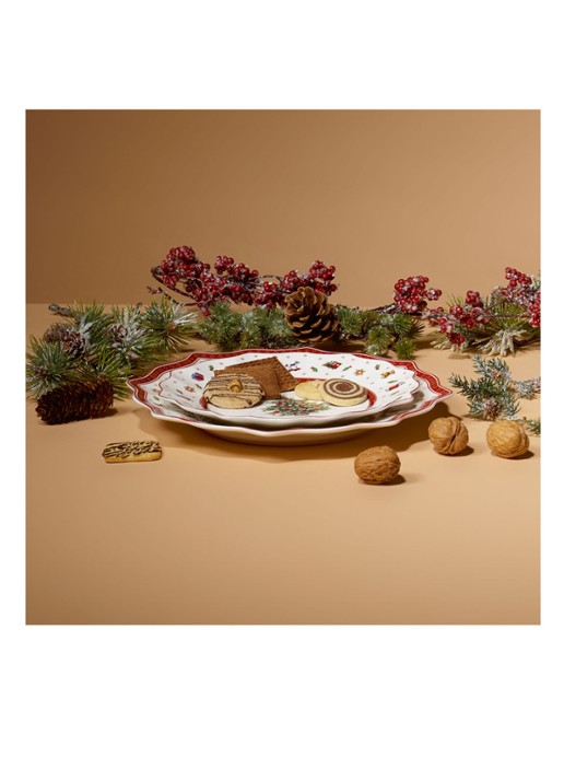 Villeroy & Boch Toy's Delight Kerst Bordenset 8-delig - detail 3 gebroken wit