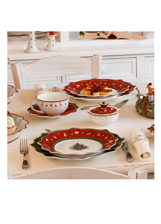 Villeroy & Boch Toy's Delight Kerst dinerbord 29 cm - detail 2 groen