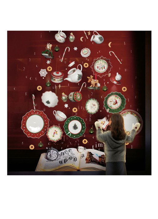 Villeroy & Boch Toy's Delight Kerst dinerbord 29 cm - detail 3 groen