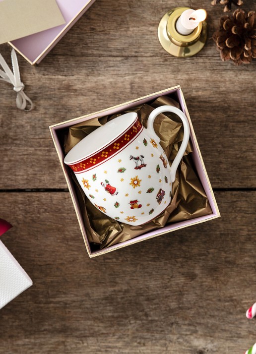 Villeroy & Boch Toy's Delight kerst mok 34 cl - achterkant 5 gebroken wit