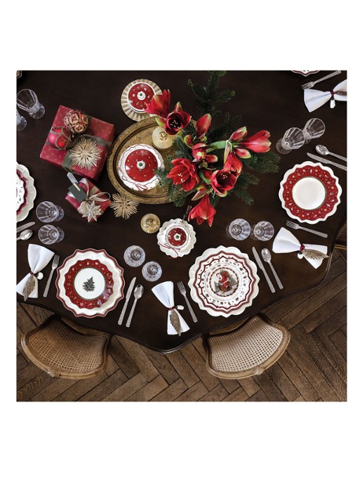 Villeroy & Boch Toy's Delight Kerst onderbord 31 cm - detail 4 steenrood
