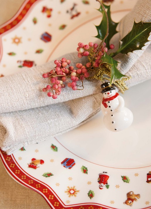 Villeroy & Boch Toy's Delight Kerst onderbord 31 cm - achterkant 3 gebroken wit