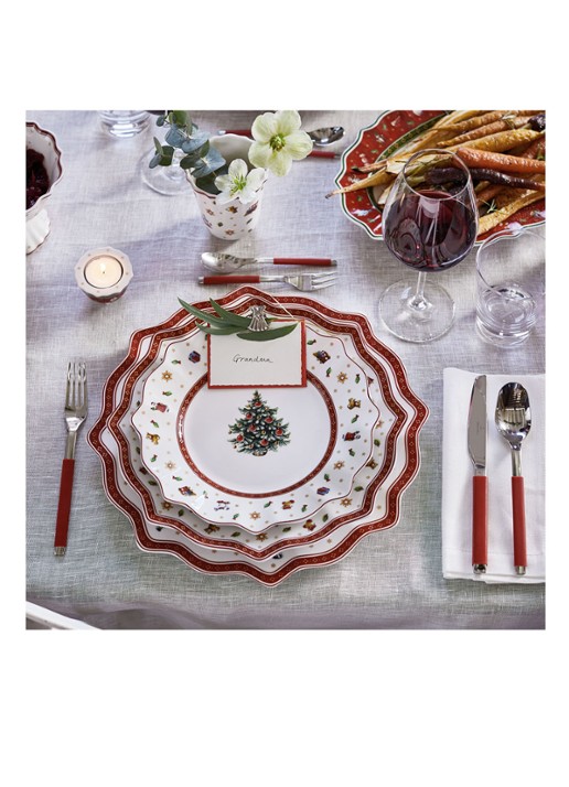Villeroy & Boch Toy's Delight Kerst onderbord 35 cm - detail 6 steenrood