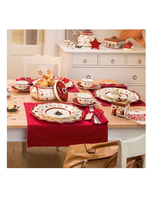 Villeroy & Boch Toy's Delight Kerst onderbord 35 cm - detail 7 steenrood