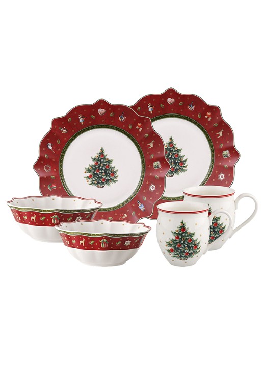 Villeroy & Boch Toy's Delight Kerst ontbijt serviesset 6-delig