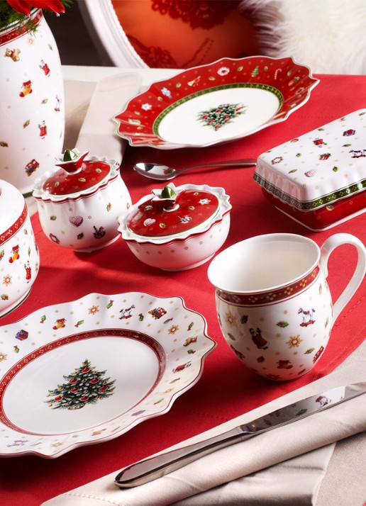 Villeroy & Boch Toy's Delight Kerst ontbijtbord 24 cm - detail 4 gebroken wit