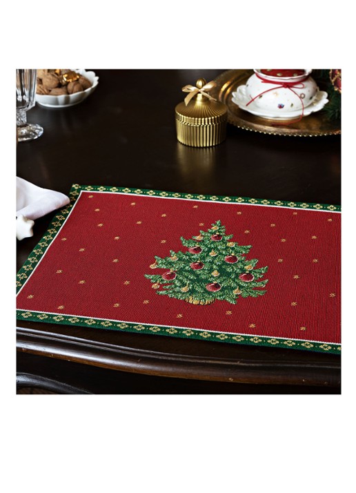 Villeroy & Boch Toy's Delight Kerstboom placemat 32 x 48 cm - detail 4 steenrood