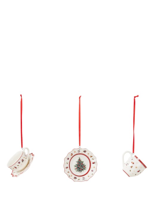 Villeroy & Boch Toy's Delight kersthangers set van 3