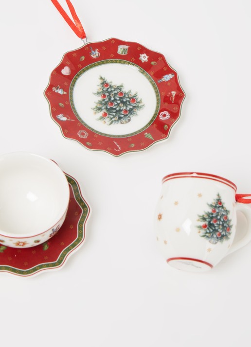 Villeroy & Boch Toy's Delight kersthangerset 3-delig - detail gebroken wit