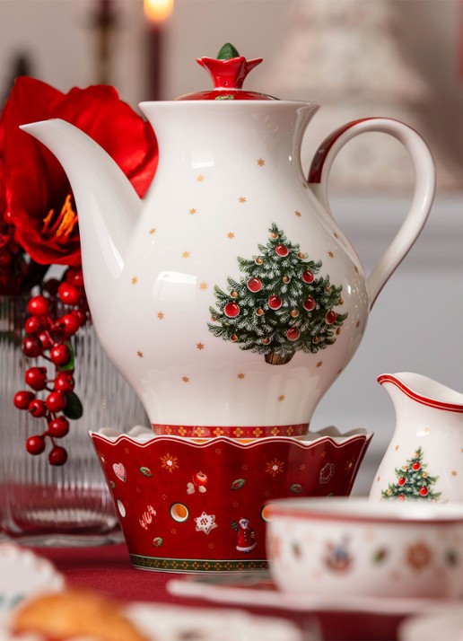 Villeroy & Boch Toy's Delight koffiepot - achterkant 3 rood