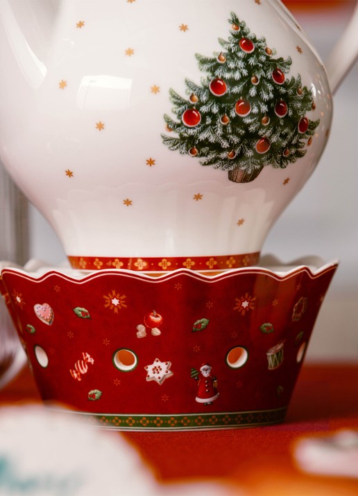 Villeroy & Boch Toy's Delight koffiepot - detail rood