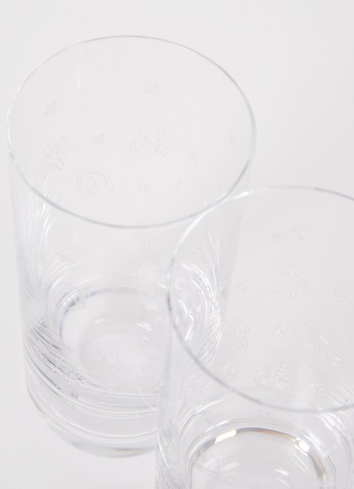 Villeroy & Boch Toy's Delight longdrinkglas 44 cl set van 2 - voorkant 2 transparant