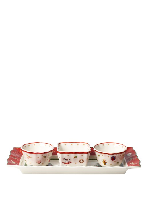 Villeroy & Boch Toy's Delight partyschaal set van 4