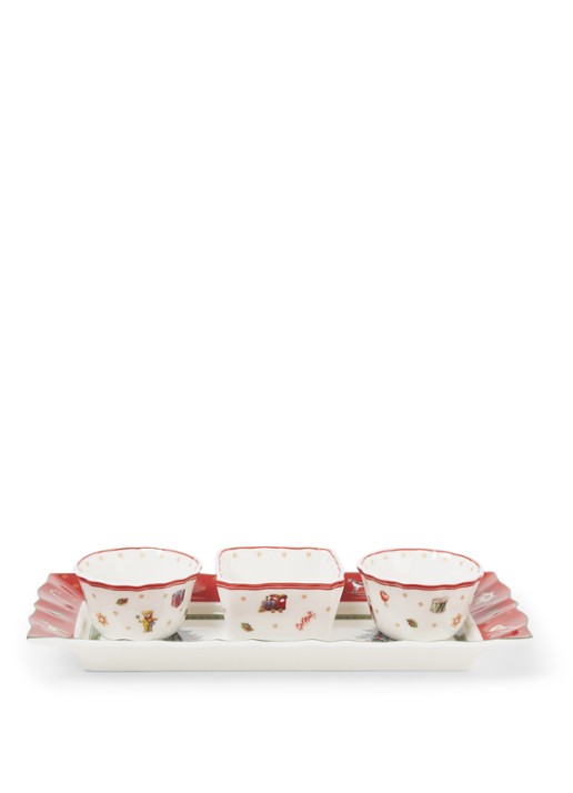 Villeroy & Boch Toy's Delight partyschaal set van 4