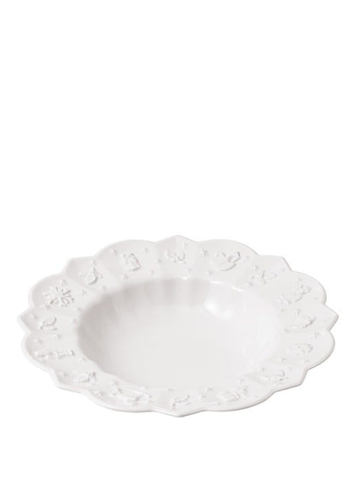 Villeroy & Boch Toy's Delight Royal Classic diep bord 23,5 cm  - voorkant 2 gebroken wit