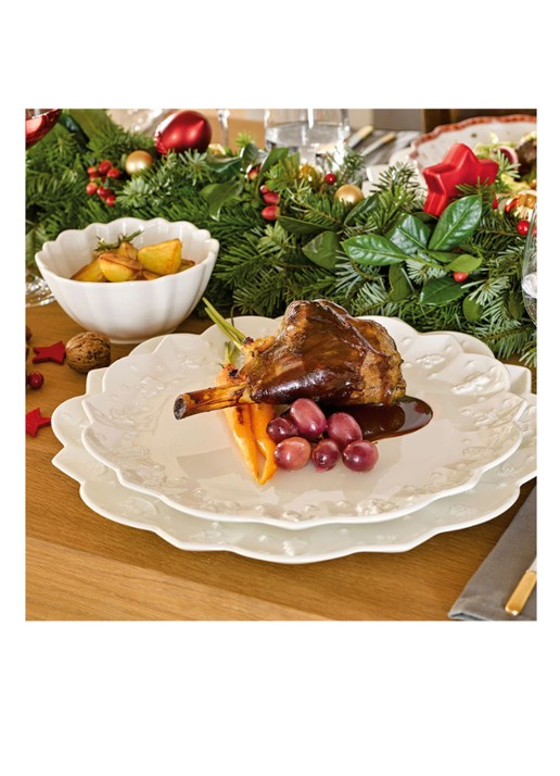 Villeroy & Boch Toy's Delight Royal Classic Kerst dinerbord 29 cm - detail 4 gebroken wit