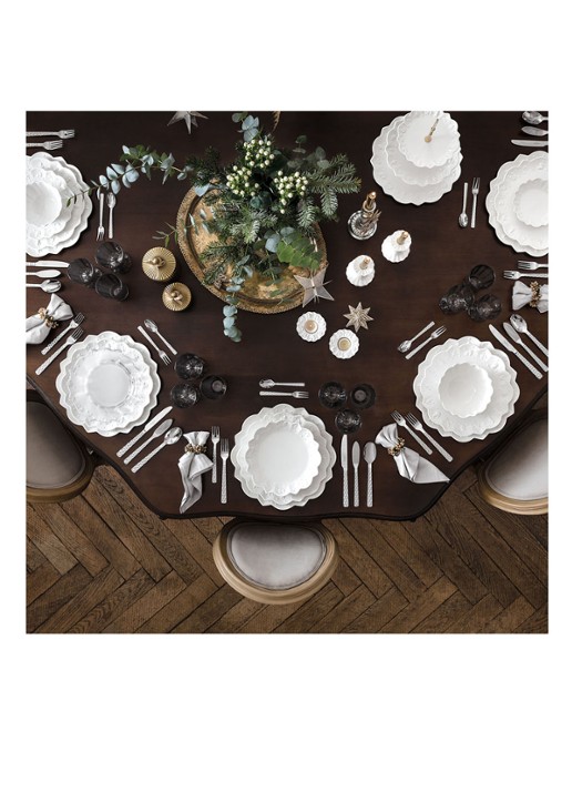 Villeroy & Boch Toy's Delight Royal Classic Kerst ontbijtbord 24 cm - detail 7 gebroken wit
