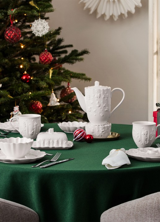 Villeroy & Boch Toy's Delight Royal Classic theelicht 13 cm - detail wit